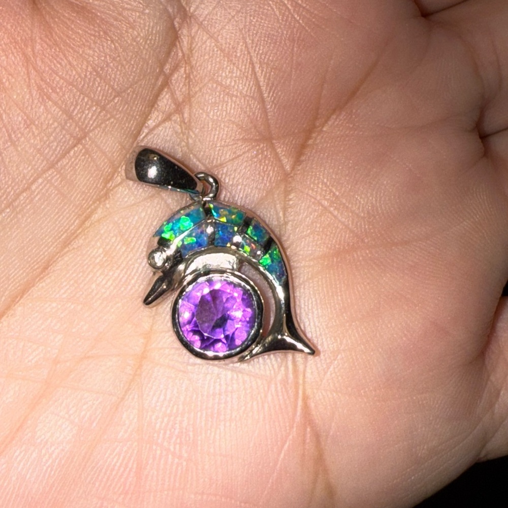 Sterling Silver Dolphin Pendant